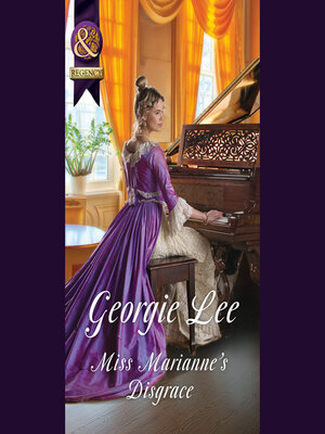 cover image of Miss Marianne's Disgrace